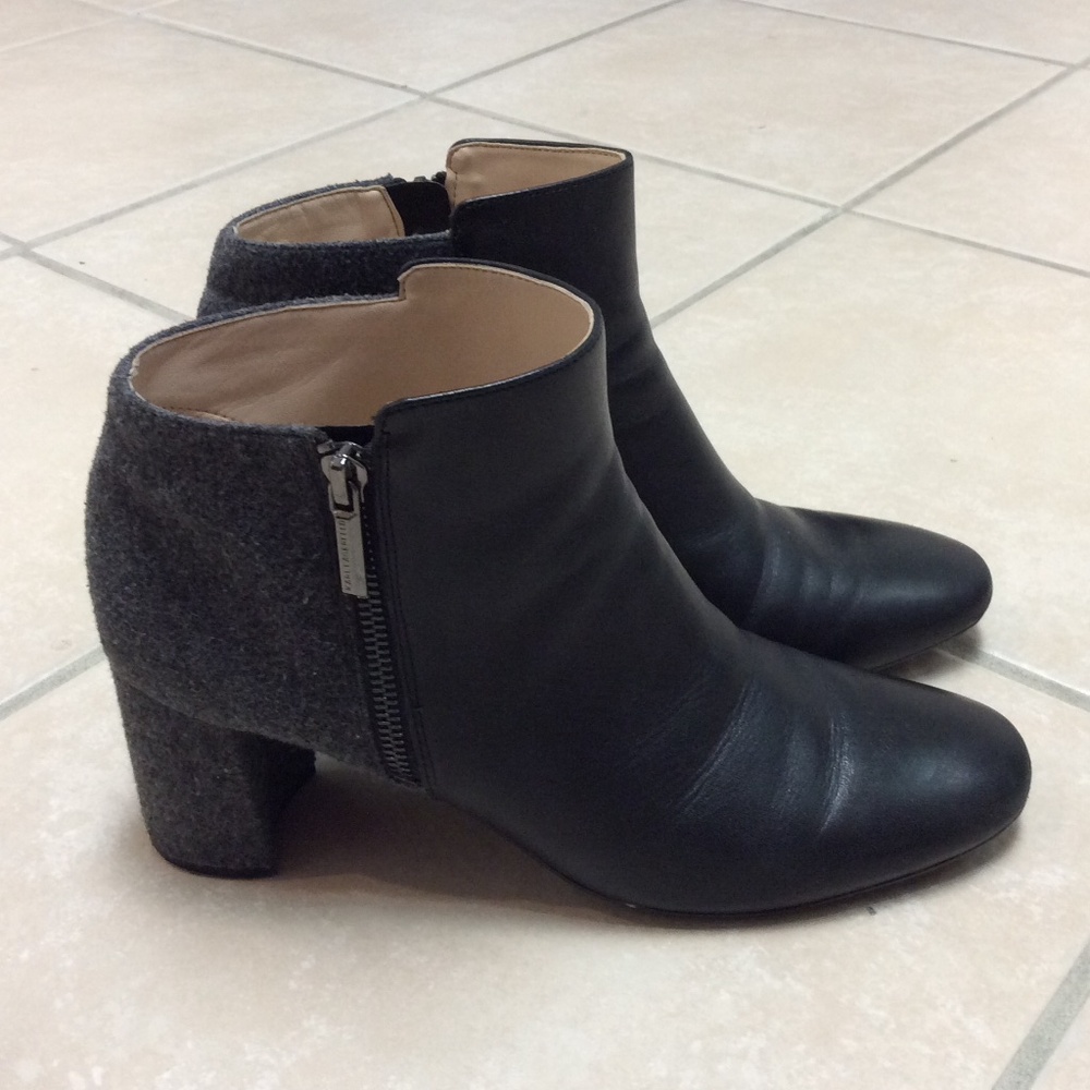 Women’s Karl Lagerfeld Booties | Black and Gray | Side Zipper | Size 8.5